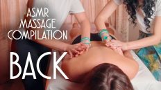 ASMR BACK MASSAGE COMPILATION | BEST MOMENTS