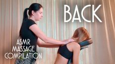 ASMR BACK MASSAGE NO TALKING | COMPILATION | 4k video