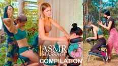 ASMR CHAIR MASSAGE | COMPILATION NO TALKING 4k video
