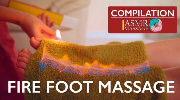 ASMR FOOT FIRE MASSAGE | COMPILATION