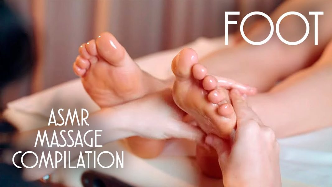 ASMR FOOT MASSAGE COMPILATION NO TALKING