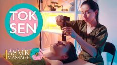 ASMR TOK-SEN HEAD MASSAGE therapy for relaxing no talking