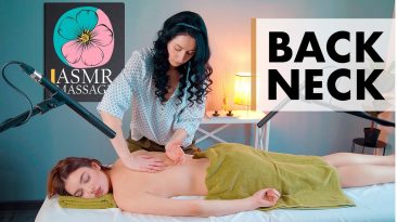 Asmr back massage relaxation no talking